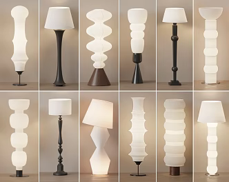 Quiet Wind Floor Lamp 3d model