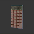 Modern Calculator Solar Calculator Classical Computer Antique Computer Antique Vintage Computer 3d model