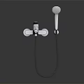 Chrome Plated Handheld Shower Head Hardware Tool With Modern Design And Durable Structure