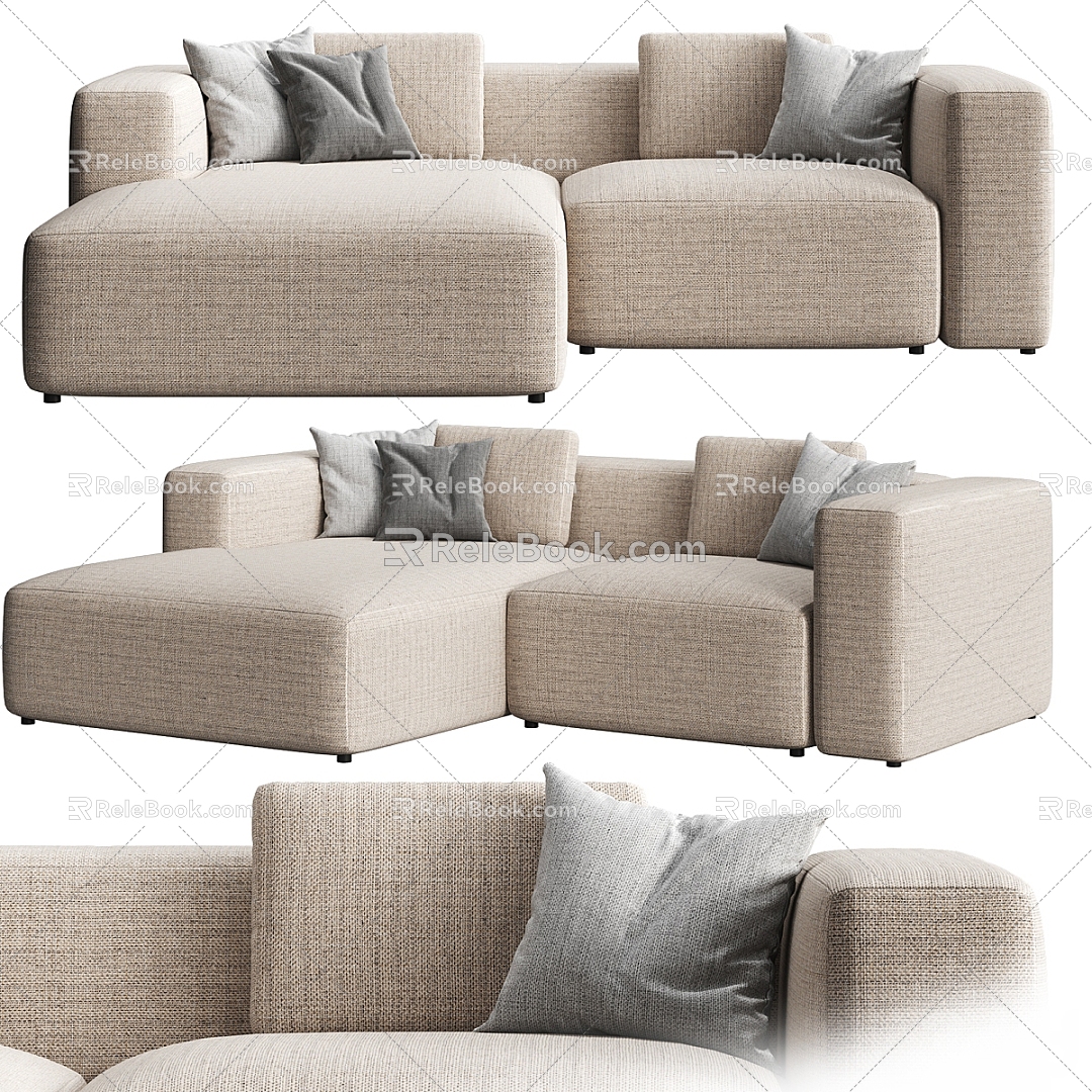 Modern Multiplayer Sofa 3d model