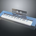 Electronic Keyboard With Modern Design Music Stand And Keys For Daily Life Use