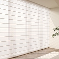 Modern Venetian Blinds Shangri-La Curtain Roller Blinds Gauze Blinds 3d model