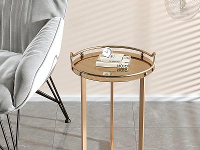 Modern leisure coffee table 3d model