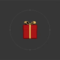 Colorful Decorative Gift Boxes With Gold Green Red Bow Ribbons For Home Decoration