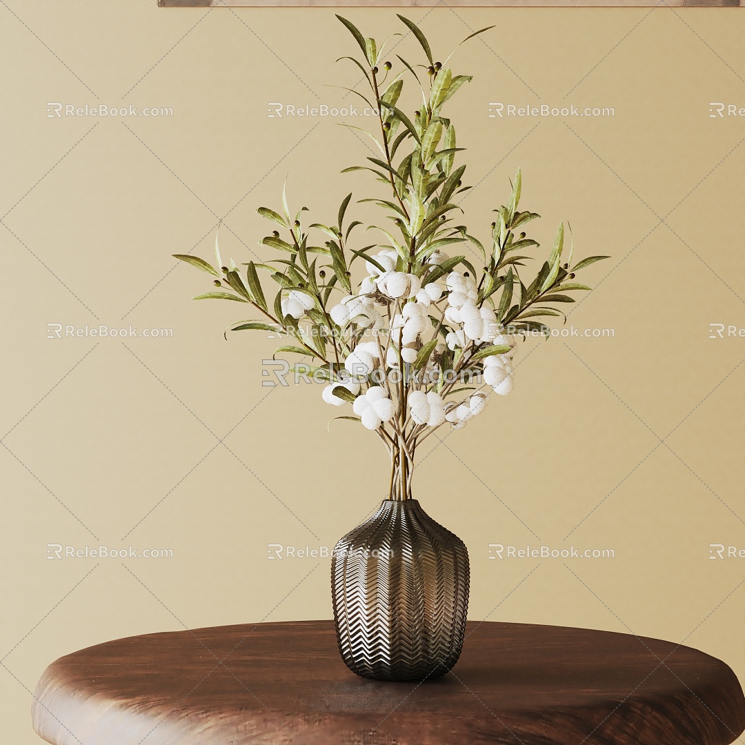 Modern Potted Plant 3d model