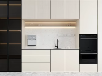 Modern Sideboard Wine Cabinet 3d model