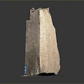 Natural Wooden Stone Raw Material With Textured Surface On Checkered Base