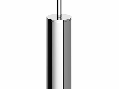Modern Stainless Steel Toilet Brush Holder For Bathroom Cleaning Tools 3d model