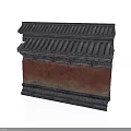 Traditional Chinese Architecture Featuring Black Tiled Roof Red Wall And Carved Details