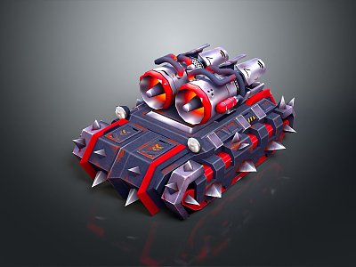 Sci-fi Tank Cartoon Tank Sci-fi Vehicle Sci-fi Vehicle World of Tanks Tank War Anime Tank 3d model