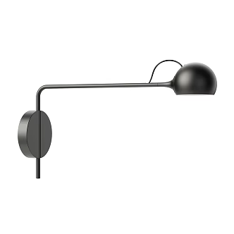 Artemide Minimalist Wall Lamp Antique Wall Lamp Long Wall Lamp Simple Wall Lamp Black Wall Lamp 3d model