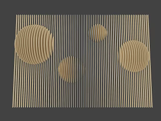 Modern Wall Grid Wall 3d model