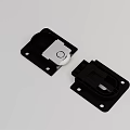 Hardware Tools Collection With Black And Silver Connectors Panels And Slides