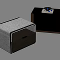 Modern bedside table 3d model