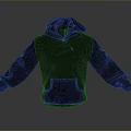 Stylish Black Hoodie With Casual Design Front Pocket And Long Sleeves