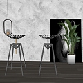 Bar Stool Combination 3d model