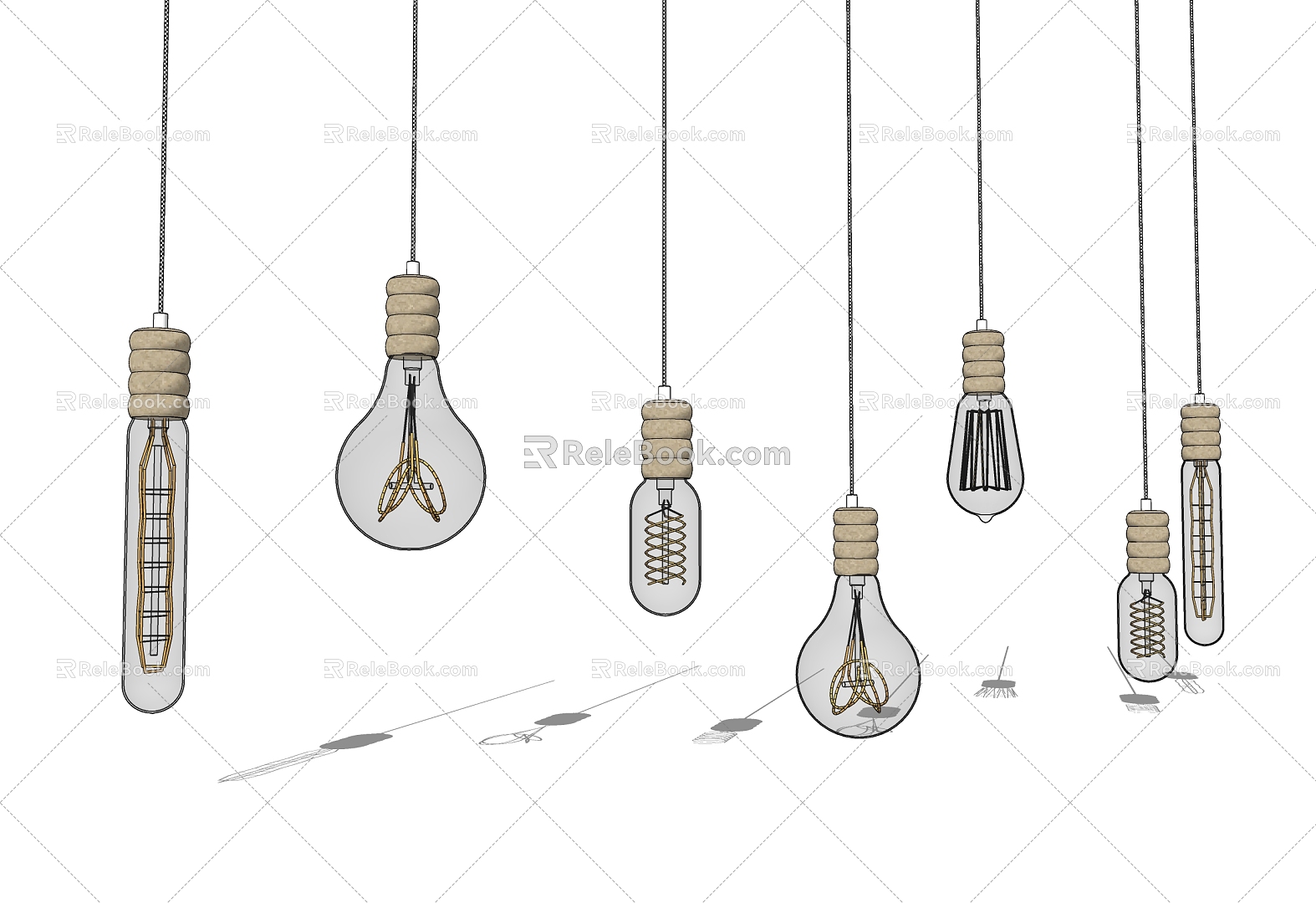 Modern chandelier light bulb chandelier model