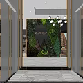 Chic Bridal Shop With Sequined Pink Wedding Dress Display And Hanging Gowns On Golden Hangers