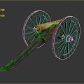 Artillery Gun Artillery Ship Gun Gun Siege Gun Cannon Anti-aircraft Breaking Heavy Gun Heavy Gun 3d model