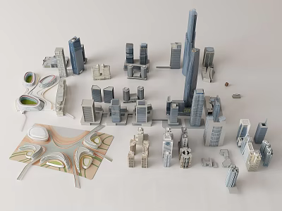 modern architecture 3d model