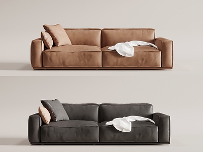 Modern double sofa model