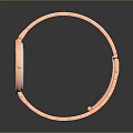 Luxury Rose Gold Watch Featuring Chain Strap Diamond Accents And Elegant Design