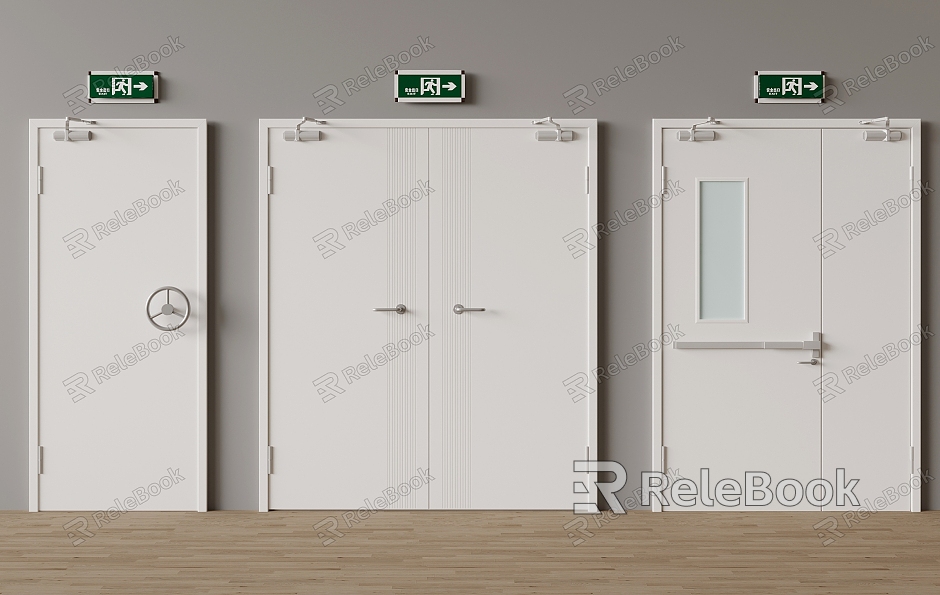 Modern fire door fire door emergency door model