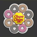 Chupa Chups Flower Shaped Storage Box With Sweet Themed Decorative Patterns