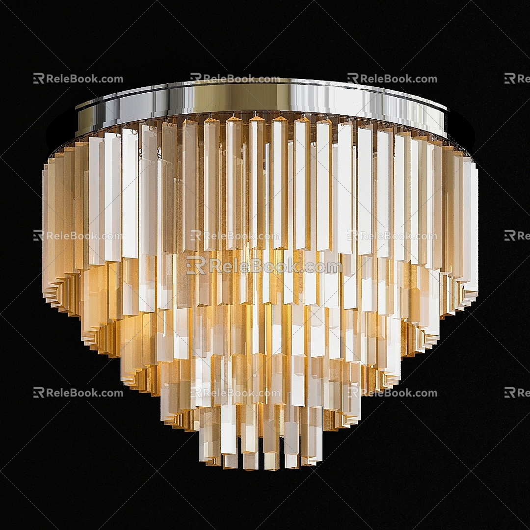 Modern ceiling lamp embedded 3d model