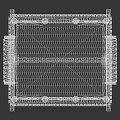 Traditional Asian Architecture With Gray Tile Roof Wooden Doors And Lattice Windows