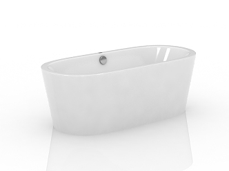 Modern Bathroom Supplies Bathtub 3d model