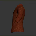 Stylish Red Shirt With Long Sleeved Design For Modern Everyday Use