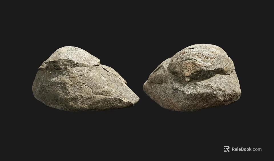 Natural Stone And Reclaimed Wood Materials For Interior Design Projects 3d model