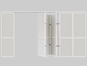 modern window blinds casement blinds 3d model