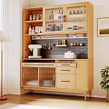 Nordic Sideboard Log Sideboard 3d model