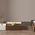 Retro coffee table 3d model