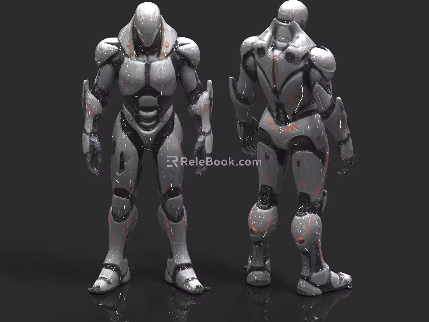 Shape robot alien sci-fi mecha sci-fi robot 3d model