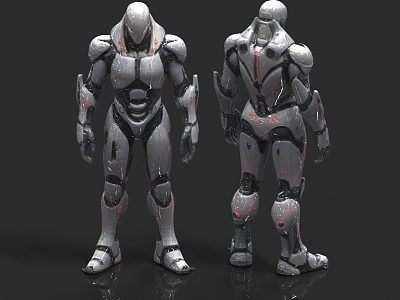 Shape robot alien sci-fi mecha sci-fi robot 3d model