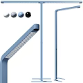 Outdoor Lights With Modern Metal Pole Design For Garden And Street Illumination
