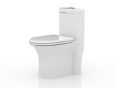 Modern toilet seat 3d model