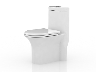 Modern toilet seat 3d model