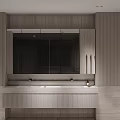Modern Bathroom Interior Design With Double Toilets Glass Shower And Marble Countertop
