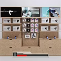 Modern Container Products Showcase Container 3d model