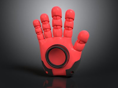 Sci-fi Gloves High-tech Gloves Mechanical Gloves Manipulator Machine Hand Machine Gloves Mecha Gloves 3d model