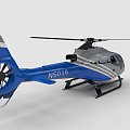 Robinson Helicopter Military Helicopter Rescue Helicopter Civilian Small Helicopter 3d model