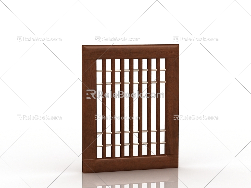 Chinese cabinet door 3d model