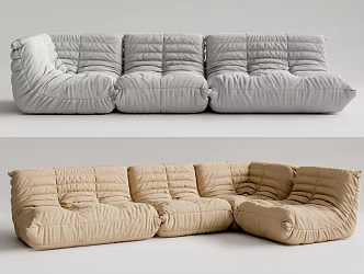 Modern Ligne Roset Combo Sofa 3d model