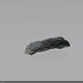 Honeycomb Structured Rocky Terrain With Black Brown Texture And Uneven Surface