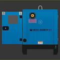 HARTECH HT 10 P Blue Enclosed Diesel Generator For Industrial Power Supply