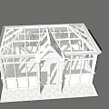 Glass Greenhouse Structure With Frame Roof Glass Windows And Door Design